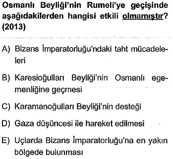 KPSS Tarih Osmanli Devleti Kurulus Ve Yukselme Donemi (Cikmis Sorular ...